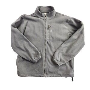Izod Light Gray Fleece Performance Jacket